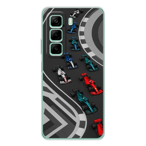 Чехол с принтом «Трасса Ф1» для Infinix Hot 50 Pro