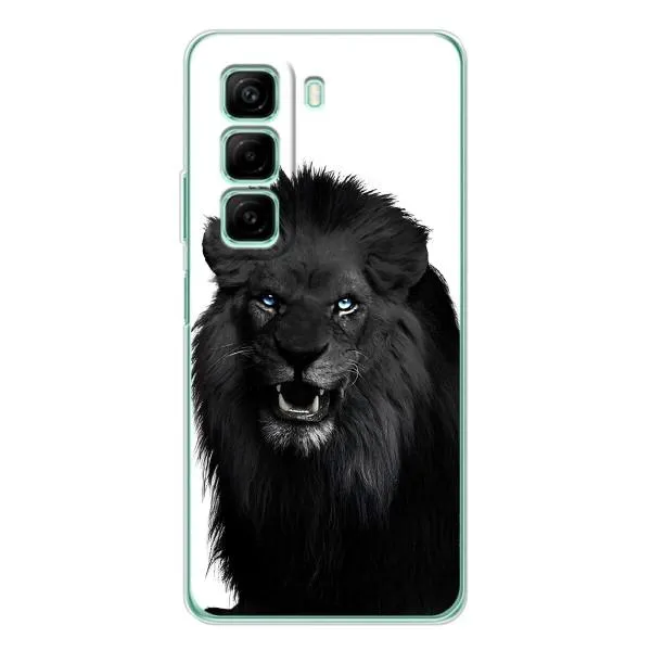 Чехол с принтом «Черный ЛЕВ» для Infinix Hot 50 Чехол с принтом «Черный ЛЕВ» для Infinix Hot 50