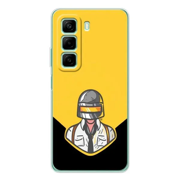 Чехол с принтом «Пабг в шлеме» для Infinix Hot 50 Чехол с принтом «Пабг в шлеме» для Infinix Hot 50