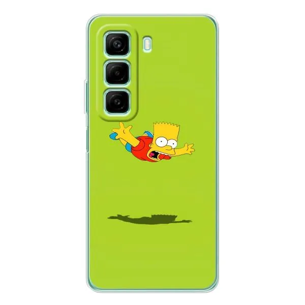 Чехол с принтом «Барт Симпсон» для Infinix Hot 50 Чехол с принтом «Барт Симпсон» для Infinix Hot 50