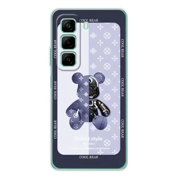 Чохол з принтом «Медведик LV» для Infinix Hot 50 Чохол з принтом «Медведик LV» для Infinix Hot 50