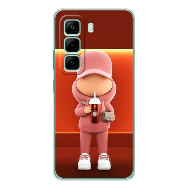 Чохол з принтом «З Кавою» для Infinix Hot 50 Чохол з принтом «З Кавою» для Infinix Hot 50