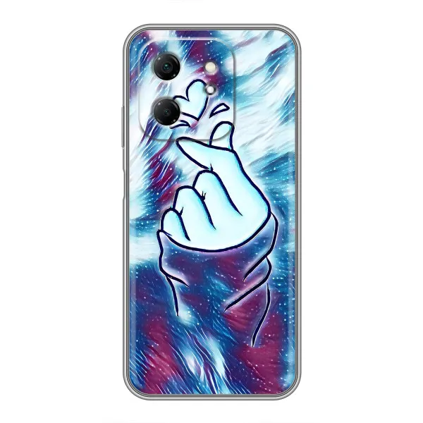 Чехол с принтом «Радужное сердце» для Infinix Hot 50i Чехол с принтом «Радужное сердце» для Infinix Hot 50i