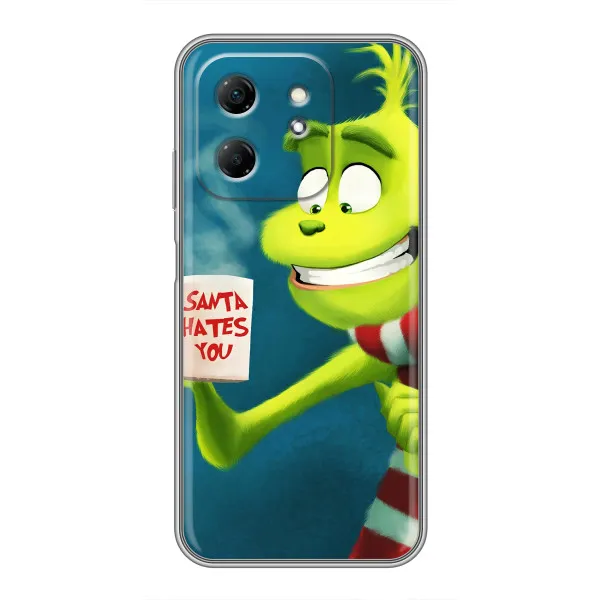 Чехол с принтом «Зеленый Гринч» для Infinix Hot 50i