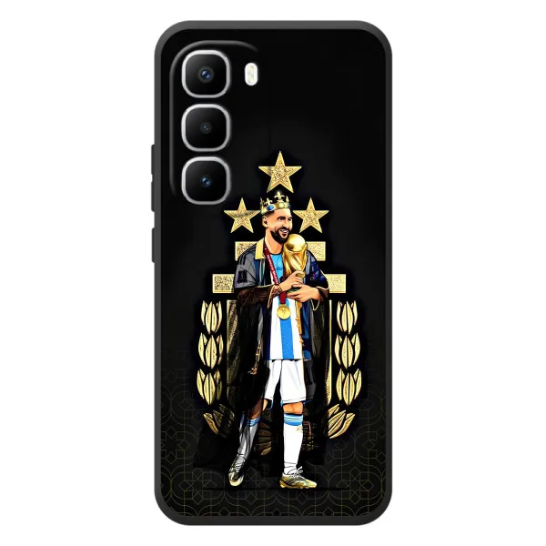 Чехол с принтом «Месси Король» для Infinix Hot 60 Pro Plus