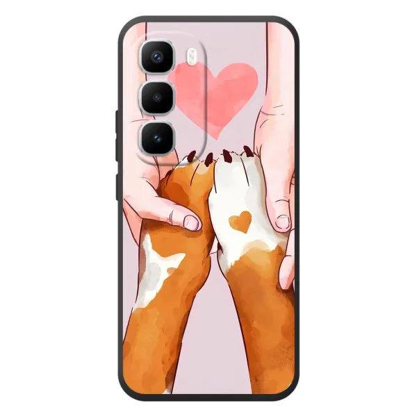 Чехол с принтом «Любовь к собакам» для Infinix Hot 60 Pro Plus Чехол с принтом «Любовь к собакам» для Infinix Hot 60 Pro Plus