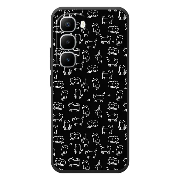 Чехол с принтом «Меленькие котики» для Infinix Hot 60 Pro Plus Чехол с принтом «Меленькие котики» для Infinix Hot 60 Pro Plus