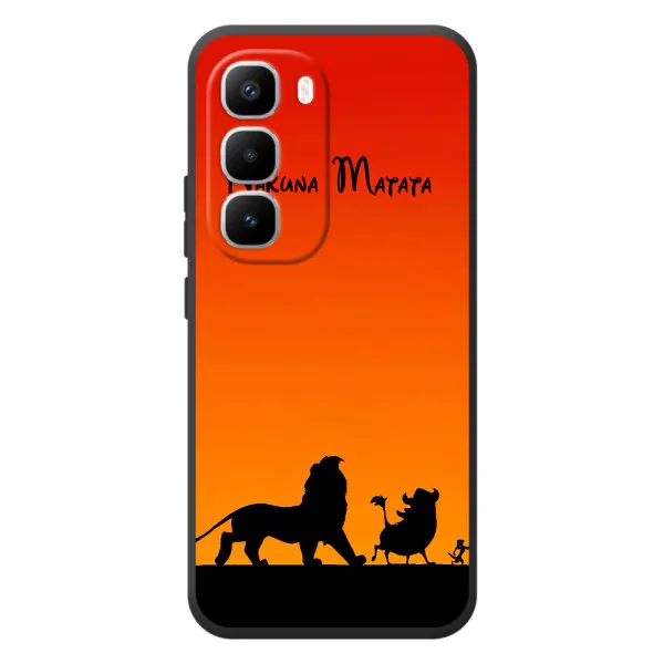 Чехол с принтом «Акуна Матата закат» для Infinix Hot 60 Pro Plus