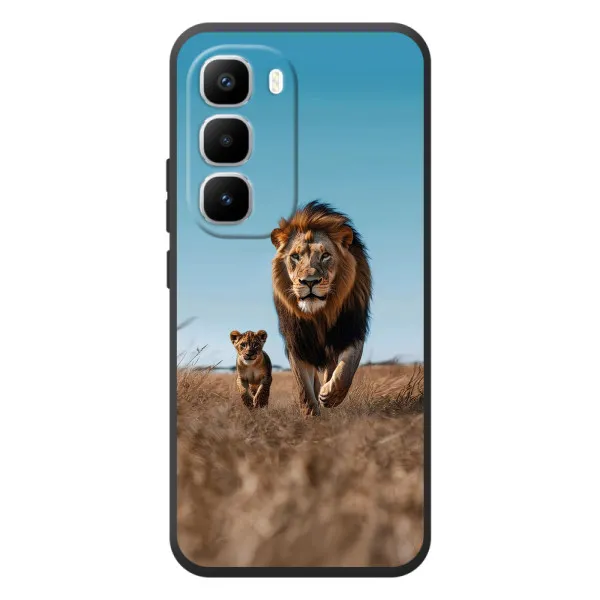 Чехол с принтом «Мусафа и Симба» для Infinix Hot 60 Pro Plus