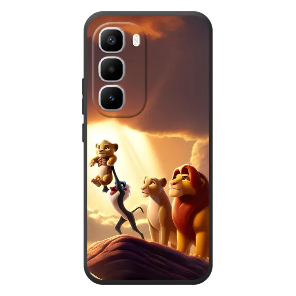 Чехол с принтом «Симба на презентации» для Infinix Hot 60 Pro Plus