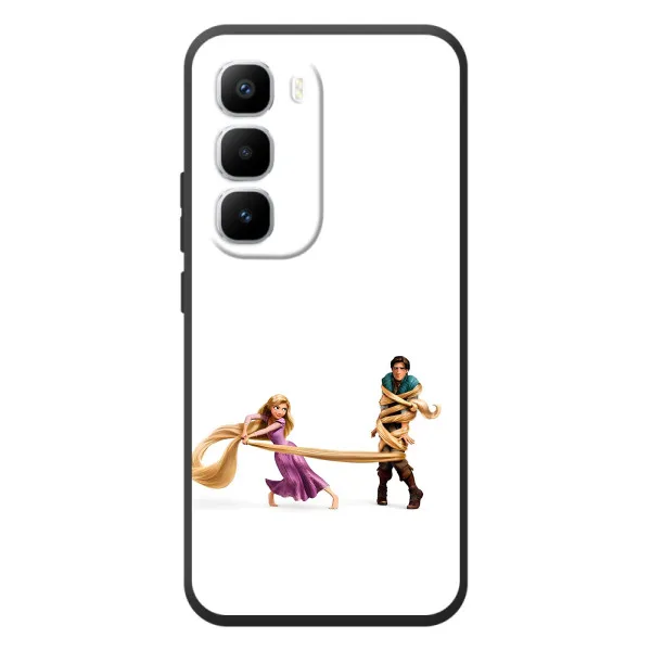 Чехол с принтом «Рапунцель и Флин» для Infinix Hot 60 Pro Plus Чехол с принтом «Рапунцель и Флин» для Infinix Hot 60 Pro Plus