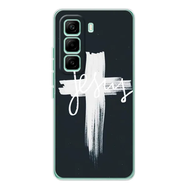 Чехол с принтом «Иисус» для Infinix Hot 60 Pro