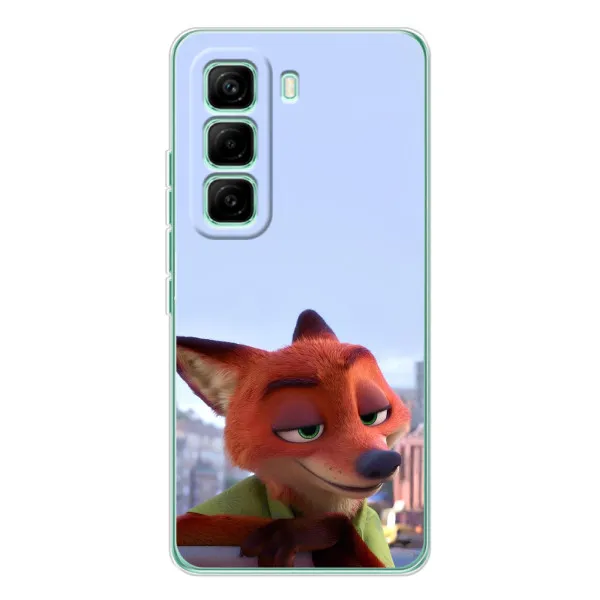 Чехол с принтом «Лис Ник» для Infinix Hot 60 Pro