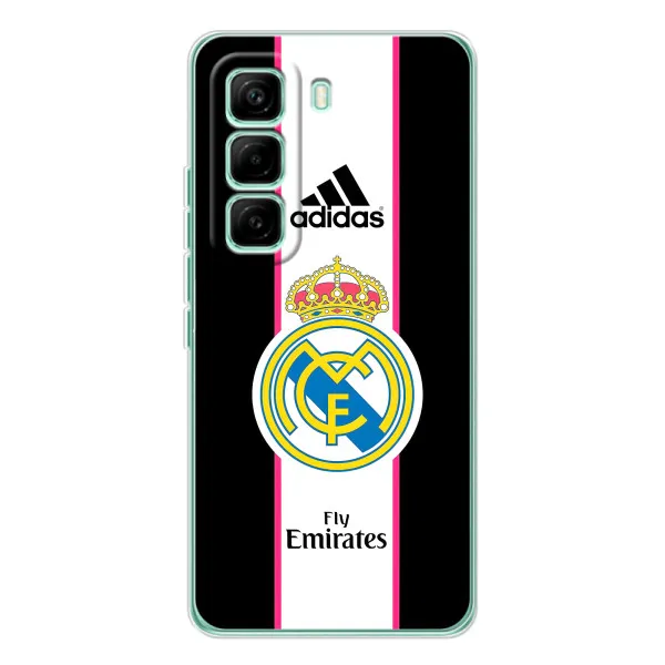 Чехол с принтом «лого Real Madrid» для Infinix Hot 60 Pro