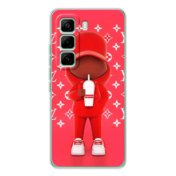 Чехол с принтом «Модный стиль» для Infinix Hot 60 Pro
