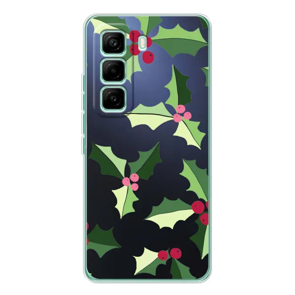 Чехол с принтом «Рождественский фон» для Infinix Hot 60 Pro Чехол с принтом «Рождественский фон» для Infinix Hot 60 Pro