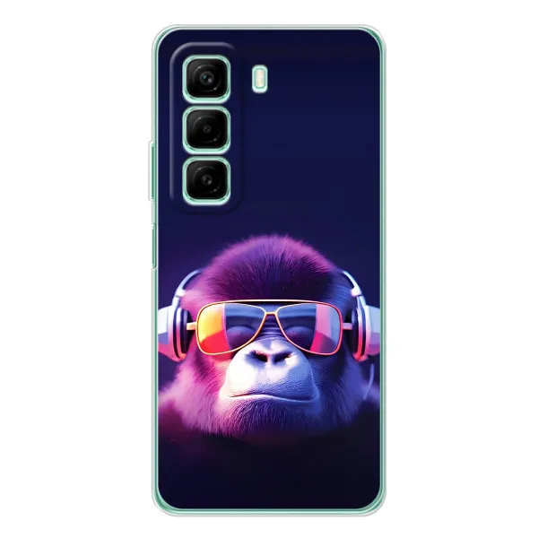 Чехол с принтом «Стильная обезьяна» для Infinix Hot 60 Чехол с принтом «Стильная обезьяна» для Infinix Hot 60
