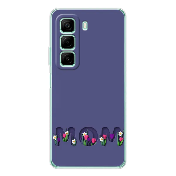 Чехол с принтом «Мама в цветах» для Infinix Hot 60i Чехол с принтом «Мама в цветах» для Infinix Hot 60i