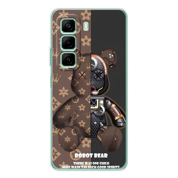 Чехол с принтом «Медведь Луи Витон» для Infinix Hot 60i Чехол с принтом «Медведь Луи Витон» для Infinix Hot 60i