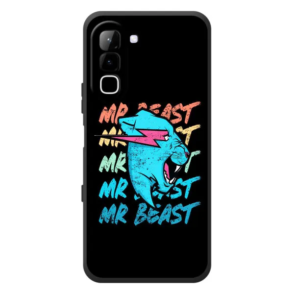 Чехол с принтом «logo Mr beast» для Infinix Hot 70