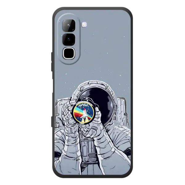 Чехол с принтом «Космонавт фото» для Infinix Hot 70 Чехол с принтом «Космонавт фото» для Infinix Hot 70