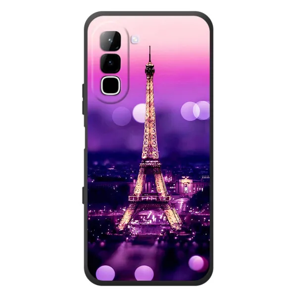 Чехол с принтом «Париж Башня» для Infinix Hot 70