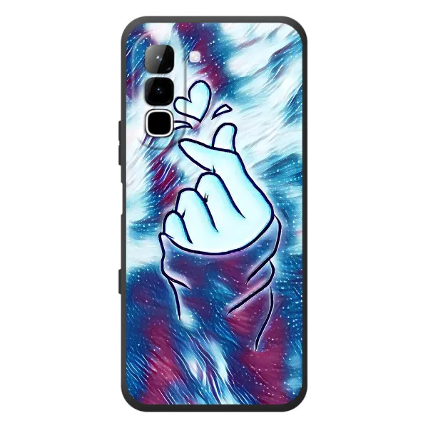 Чехол с принтом «Радужное сердце» для Infinix Hot 70
