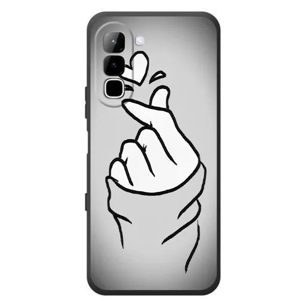 Чехол с принтом «Значок Love» для Infinix Hot 70