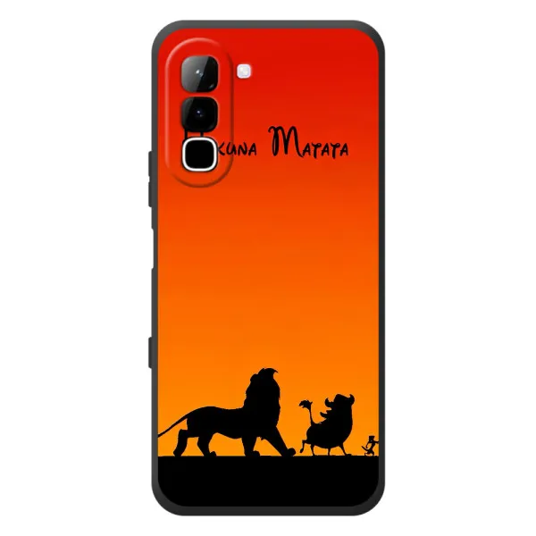Чехол с принтом «Акуна Матата закат» для Infinix Hot 70 Чехол с принтом «Акуна Матата закат» для Infinix Hot 70