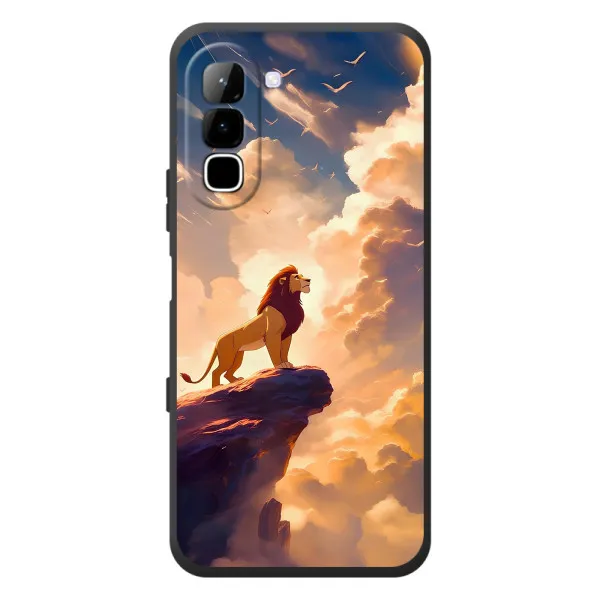 Чехол с принтом «Симба на скале» для Infinix Hot 70 Чехол с принтом «Симба на скале» для Infinix Hot 70