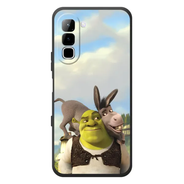 Чехол с принтом «Шрек и Осел» для Infinix Hot 70