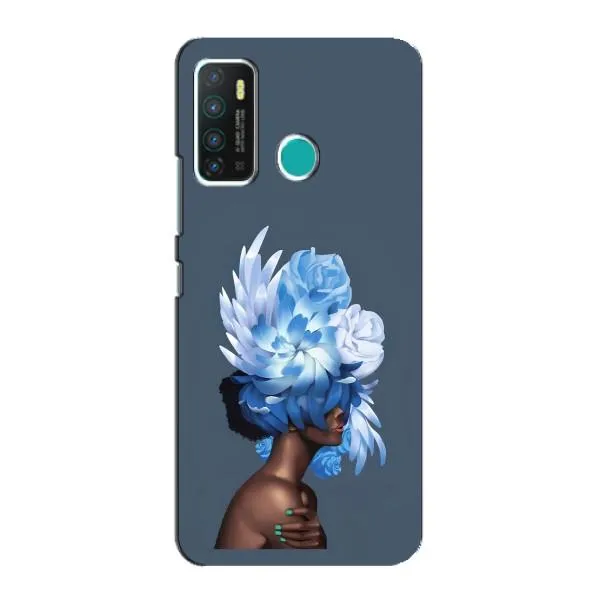 Чохол з принтом «Квіти на голові» для Infinix Hot 9 / Hot 9 Pro