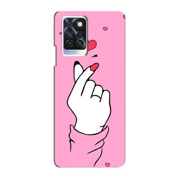 Чехол с принтом «Знак Love» для Infinix Note 10 Pro