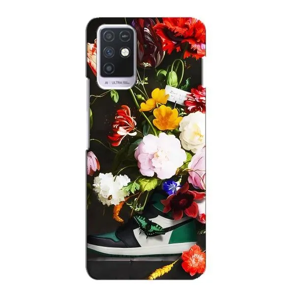 Чехол с принтом «Nike цветы» для Infinix Note 10