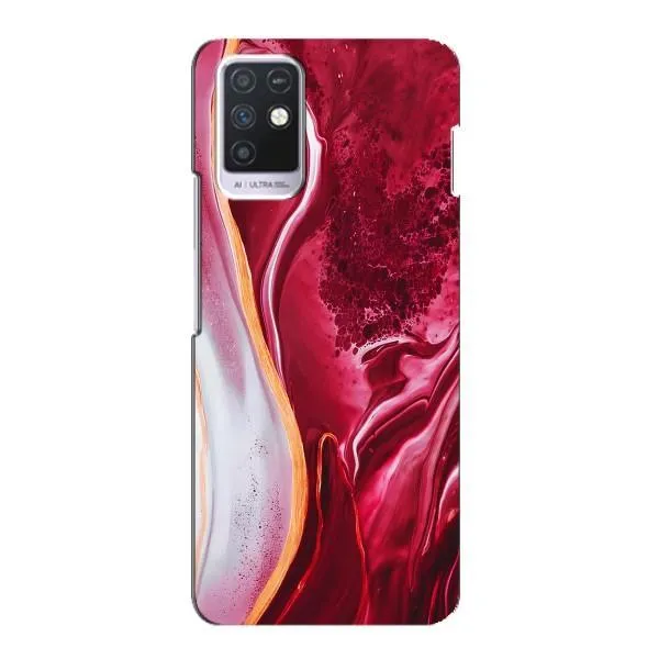 Чехол с принтом «Мрамор красный» для Infinix Note 10 Чехол с принтом «Мрамор красный» для Infinix Note 10