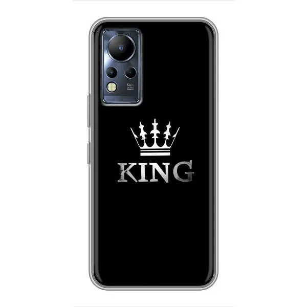 Чехол с принтом «KING» для Infinix Note 11