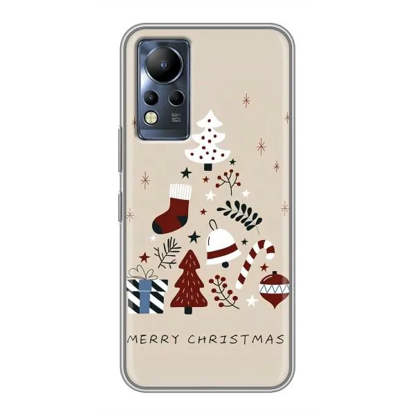 Чехол с принтом «Merry Christmas» для Infinix Note 11 Чехол с принтом «Merry Christmas» для Infinix Note 11