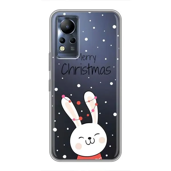 Чехол с принтом «Рождественский заяц» для Infinix Note 11