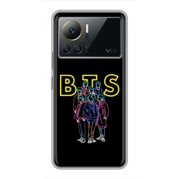 Чехол с принтом «BTS стайл» для Infinix Note 12 2023
