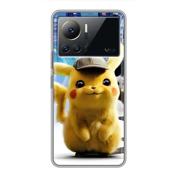 Чехол с принтом «Пикачу в городе» для Infinix Note 12 2023