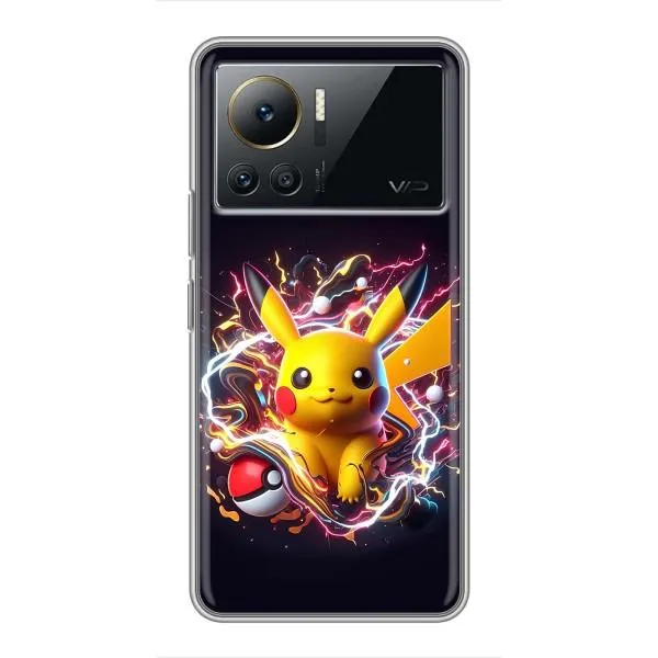 Чехол с принтом «Пикачу с мячом» для Infinix Note 12 2023