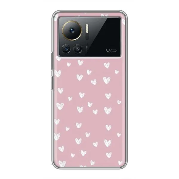 Чехол с принтом «Сердечки на розовом» для Infinix Note 12 2023 Чехол с принтом «Сердечки на розовом» для Infinix Note 12 2023