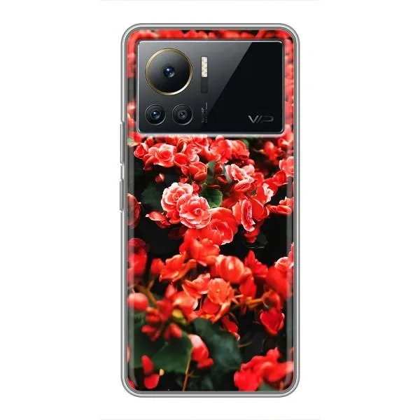 Чехол с принтом «Цветы красные» для Infinix Note 12 Pro (4G) Чехол с принтом «Цветы красные» для Infinix Note 12 Pro (4G)