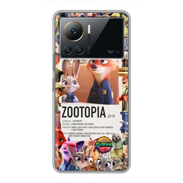 Чехол с принтом «Постер Зверополис» для Infinix Note 12 Pro (4G)