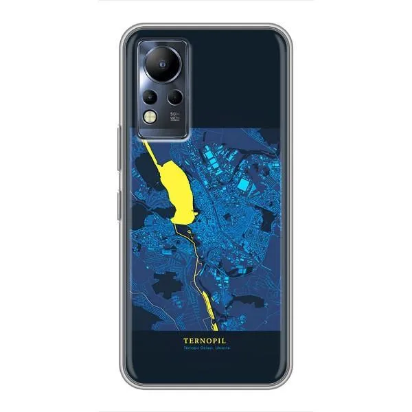 Чехол с принтом «Тернополь» для Infinix Note 12