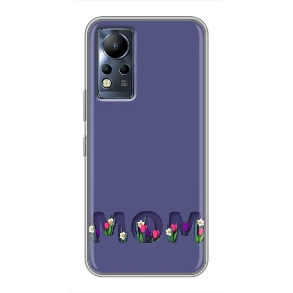 Чехол с принтом «Мама в цветах» для Infinix Note 12