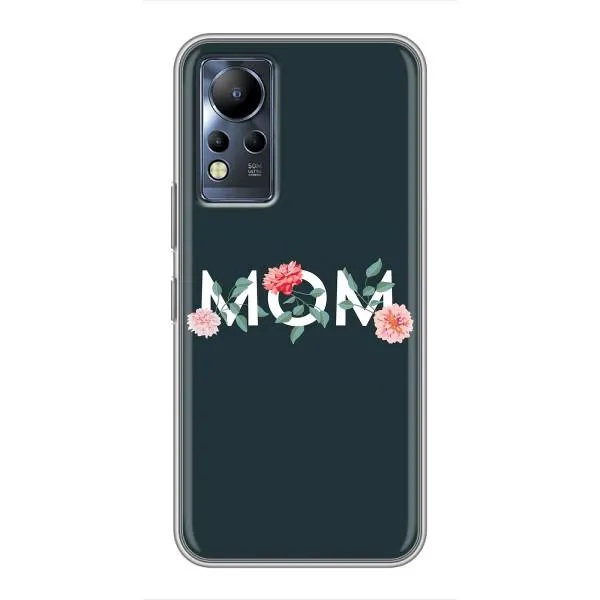 Чехол с принтом «Mom дизайн» для Infinix Note 12