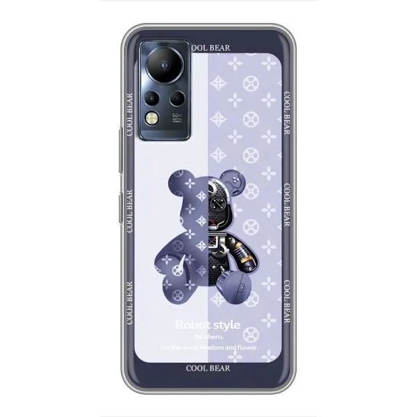 Чехол с принтом «Медвежонок LV» для Infinix Note 12