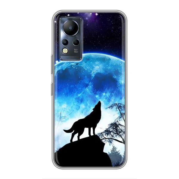Чехол с принтом «Волк на луну» для Infinix Note 12 Чехол с принтом «Волк на луну» для Infinix Note 12