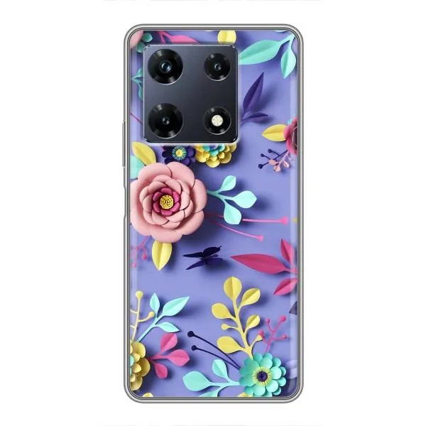 Чохол з принтом «Дизайн квітів» для Infinix Note 30 Pro